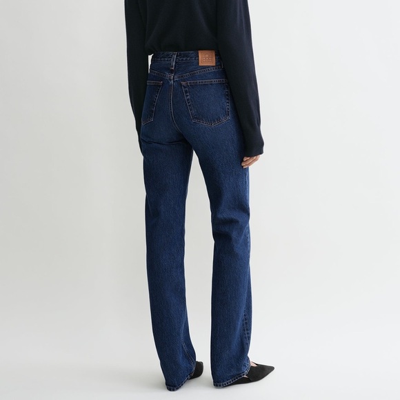 TOTEME Classic cut denim full length dark blue - Picture 3 of 9